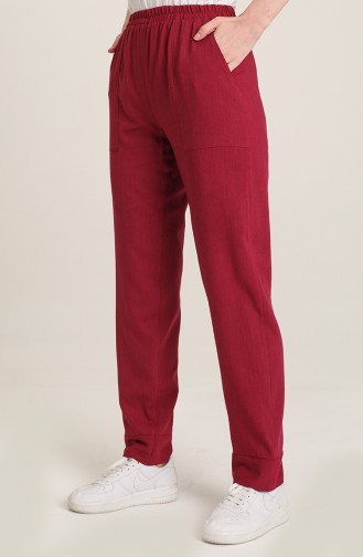 Claret Red Pants 2552-02
