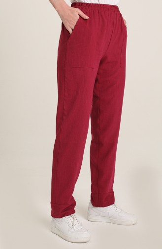 Claret Red Pants 2552-02
