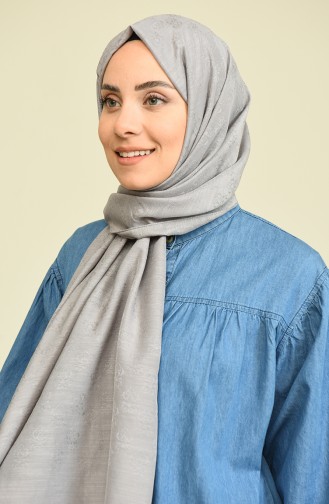 شال رمادي داكن 80958-10