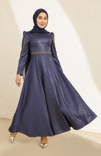Habillé Hijab Indigo 13434