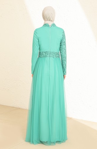 Robe de Soirée 5345-15 Vert 5345-15