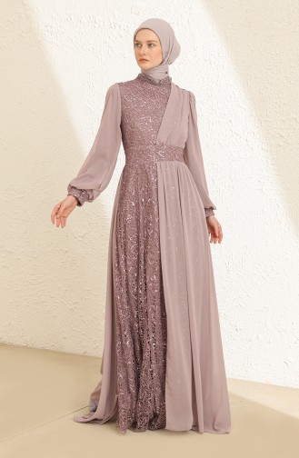 Robe de Soirée 5408-10 Rose Pâle 5408-10