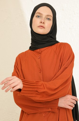 Reglan Kol Geniş Tunik 1026-01 Taba