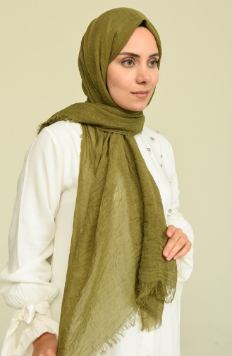 Light Khaki Green Shawl 19060-10