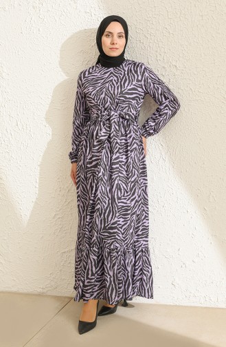 Robe Hijab Lila 3801-01
