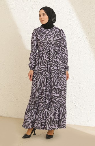 Robe Hijab Lila 3801-01