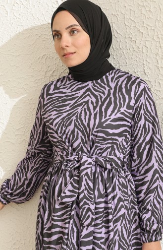 Robe Hijab Lila 3801-01