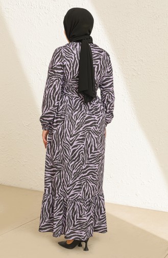 Robe Hijab Lila 3801-01