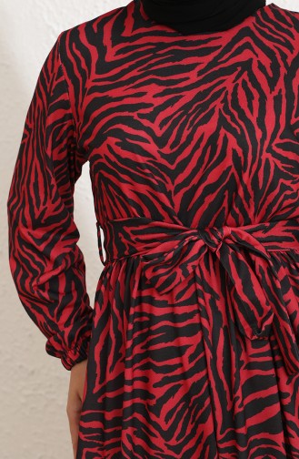 Robe Hijab Rouge 3801-03