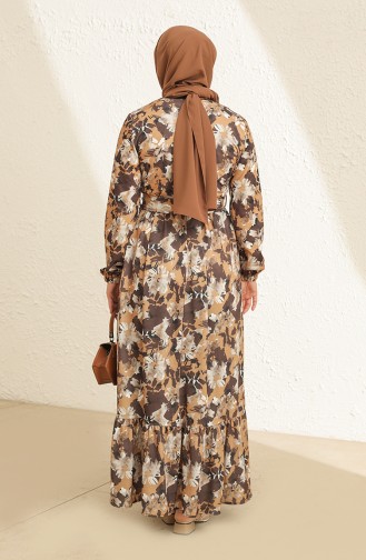 Robe Hijab Moutarde 3801A-01