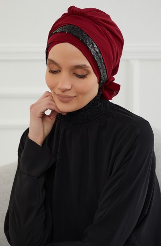 Schwarz Praktischer Turban 58602