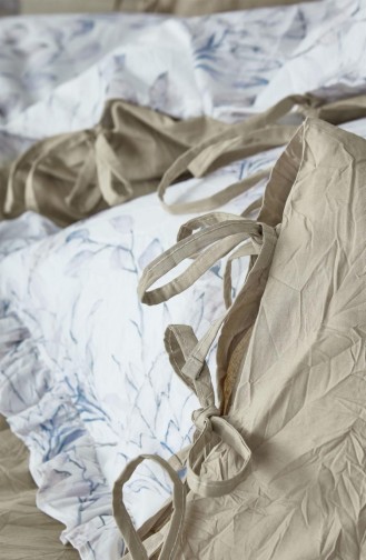 Ecocotton Karina Çift Kişilik Nevresim Takımı 100 Pamuk Ütü İstemeyen Baskılı 200X220 Cm Baskılı