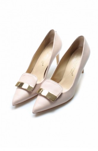  High-Heel Shoes 019ZA21-514.Koyu Krem