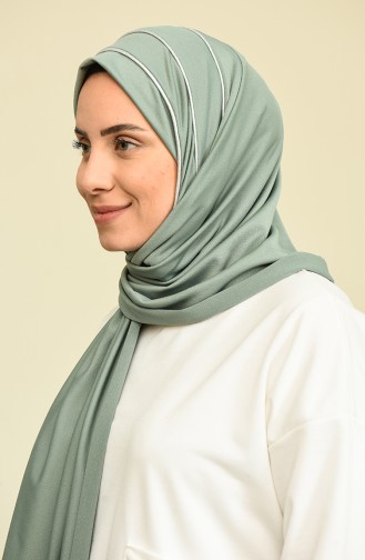 Tofisa Bağlamalı Hazır Türban 30065-02 Çağla Yeşili