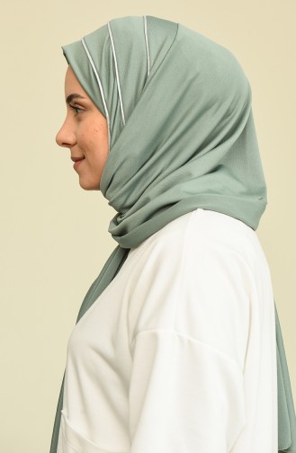 Tofisa Bağlamalı Hazır Türban 30065-02 Çağla Yeşili