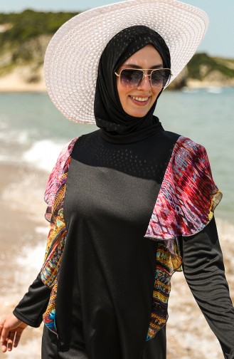 Maillot de Bain Hijab Pourpre 2225C-02