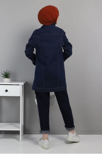 Denim Blue Jackets 6033.Koyu Kot