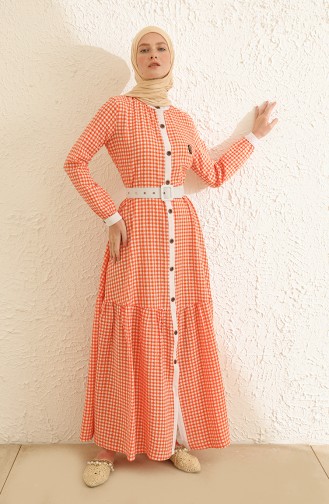 Robe Hijab Orange 13411