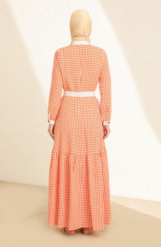فستان برتقالي 13411