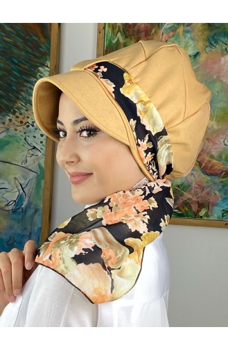 Orange Praktischer Turban 1414MAYŞAP14-01