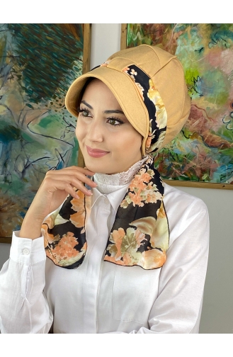 Orange Praktischer Turban 1414MAYŞAP14-01