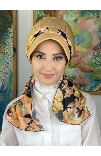 Orange Ready to wear Turban 1414MAYŞAP14-01