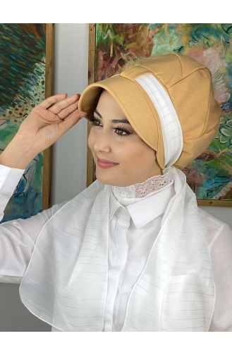 White Ready to Wear Turban 1414MAYŞAP14-05