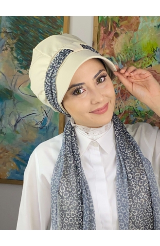 Schwarz Praktischer Turban 814MAYŞAP08-01