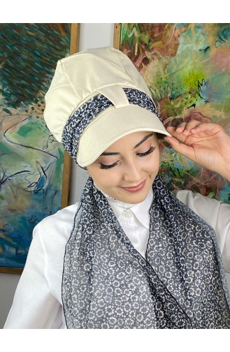 Schwarz Praktischer Turban 814MAYŞAP08-01