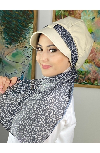 Schwarz Praktischer Turban 814MAYŞAP08-01