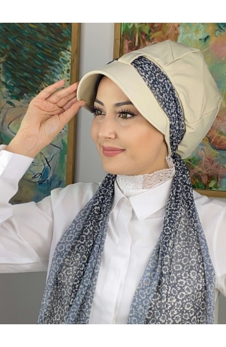 Schwarz Praktischer Turban 814MAYŞAP08-01