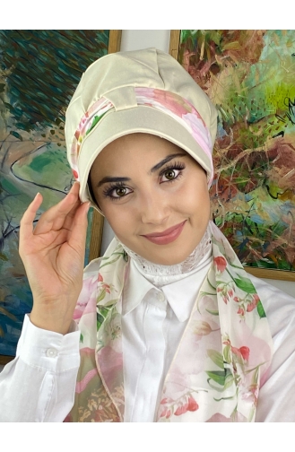 Turban Pret-a-Porter Rose Pastel 814MAYŞAP08-03