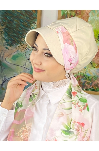 Pastel Pink Ready to Wear Turban 814MAYŞAP08-03