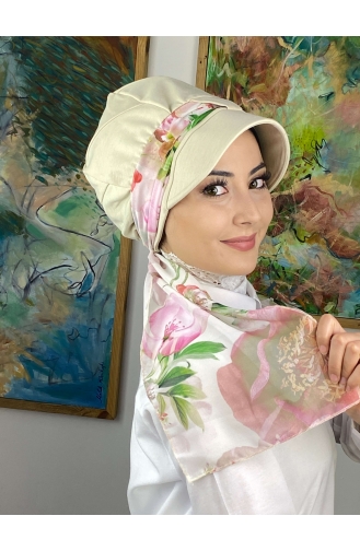 Pastel Pink Ready to Wear Turban 814MAYŞAP08-03