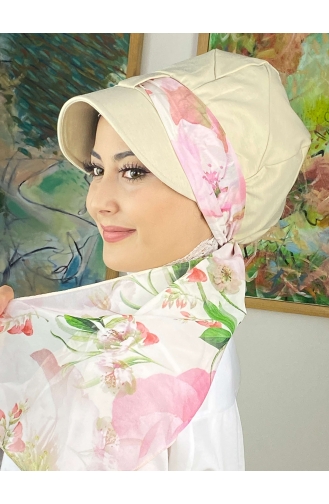 Turban Pret-a-Porter Rose Pastel 814MAYŞAP08-03