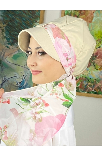 Pastel Pink Ready to Wear Turban 814MAYŞAP08-03