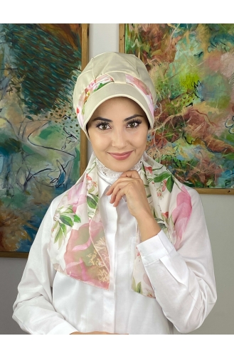 Turban Pret-a-Porter Rose Pastel 814MAYŞAP08-03