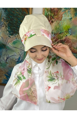 Turban Pret-a-Porter Rose Pastel 814MAYŞAP08-03