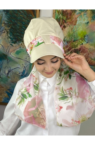 Pastel Pink Ready to Wear Turban 814MAYŞAP08-03