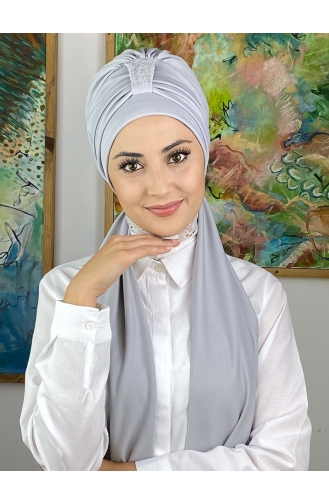 Turban Pret-a-Porter Gris clair 3214MAYŞAP32-02