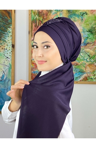 Purple Ready to Wear Turban 3214MAYŞAP32-03