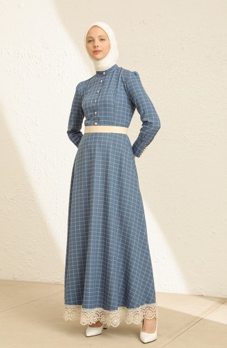 Robe Hijab Bleu Bébé 11952