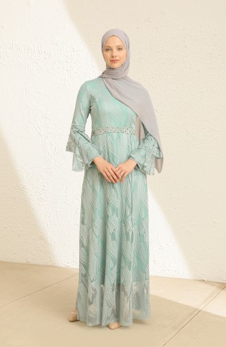Habillé Hijab Vert menthe 13263