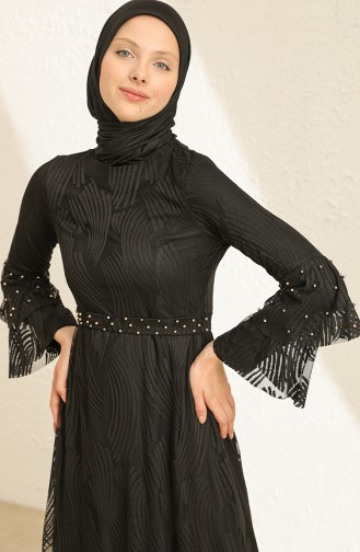 Black İslamitische Avondjurk 13266