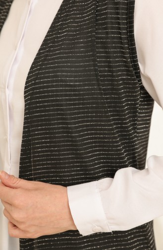 Schwarz Strickjacke 8482-01