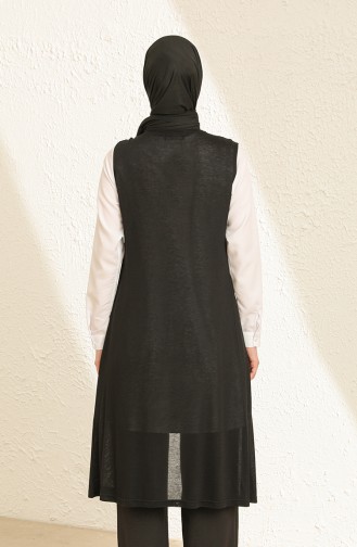 Black Gilet 8484-01