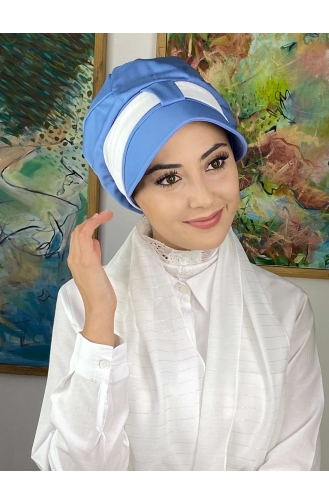 White Ready to Wear Turban 214MAYŞAP02-01