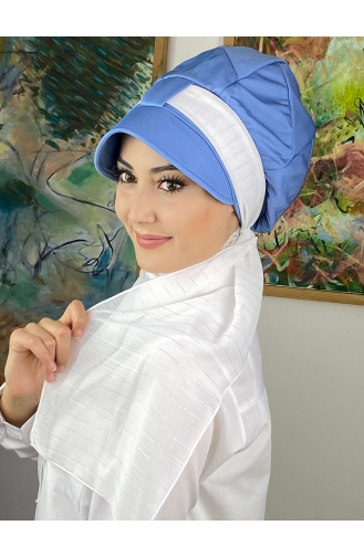 White Ready to Wear Turban 214MAYŞAP02-01