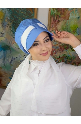 Weiß Praktischer Turban 214MAYŞAP02-01