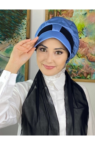 Black Ready to Wear Turban 214MAYŞAP02-02